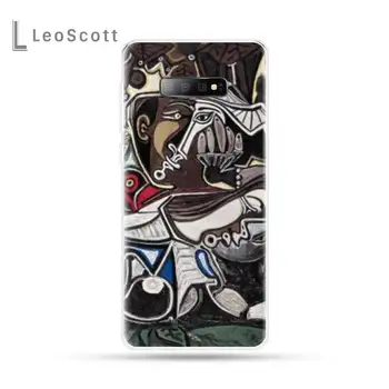 Labai abstrakti dailininko Picasso Telefono dėklas Samsung Galaxy S5 S6 S7 S8 S9 S10 S10e S20 krašto plius lite - 