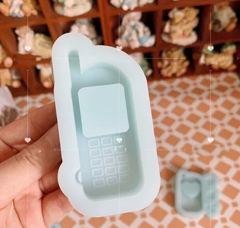 Tll-001 3D mielas telefonas formos dreni mobiliojo telefono shaker pelėsių silikono formos rankų darbo atkartojimo - 