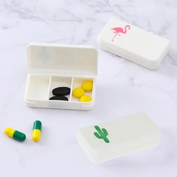 Nešiojamų 3 Tinklų Mini Tabletes Atveju Medicina, Dėžės Namų Kelionės Narkotikų Tabletė Tuščias Turėtojas Konteinerių Atveju Tablečių Dėžutė Šakotuvai - 