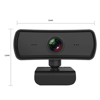 2K 2560*1440 Webcam HD Kompiuteris PC WebCamera su Mikrofonu Pasukti Kameros Live Transliacijos Vaizdo skambučius Konferencijos Darbą - 