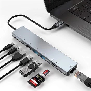 8 1 USB C Hub Adapterį Su 