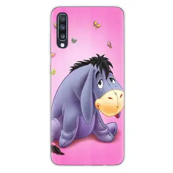 Kūdikių Eeyore Donkey Bamperis Telefono dėklas Samsung Galaxy A51 A71 A50 A70 A20 A30 A40 A10 A20E J4 J6 A6 A7 A8 A9 2018 Dangtis - 