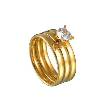 Vestuvių Žiedas Rinkinys Moterims Kristalų Asmenybės Dizaino Žiedas Rinkiniai Šalies Moterų Papuošalai Dovana Aukštos Kokybės Anillos Mujer - 