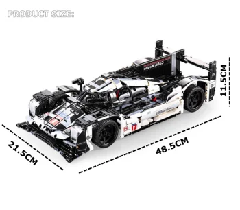 CADA Technologijos Hibridinis Sportinis-automobilių F1 2.4 G RC kontrolės LED Super Automobilių Lenktynių suderinama su 42039 Statybiniai Blokai, Plytos, Žaislų, Dovanų - 