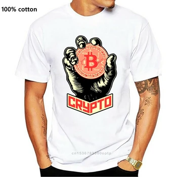 Spausdinti Komiškas bitcoin kriptografijos blockchain pinigų gif kalėdų marškinėlius vyriški Raidė t shirt mens Prarasti firminių hip-hop - 