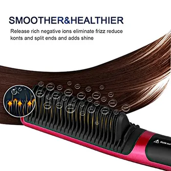 Plaukų Tiesinimo Priemonė Formavimo Šukos Tiesinimo Šepečiu Elektrinis Karšto Šildymo Plaukai Tiesūs Stilius Įrankiai Profesionalūs Plaukų Šepečiai - 