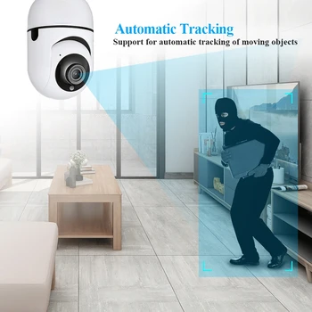1080P IP Kameros Tuya APP Automatinio sekimo Home Security Patalpų vaizdo Kameromis Belaidžio WiFi Kamera Kūdikio stebėjimo - 
