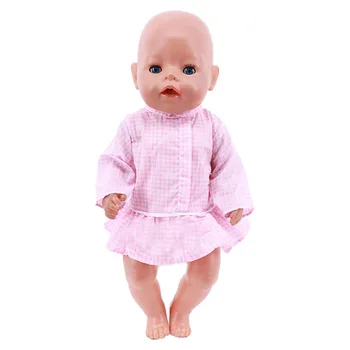 Rožinės Lėlės Drabužiai Pižama miegmaišį/Batai/Lagaminą Už 18Inch Amerikos Lėlės Mergaitėms 43Cm Reborn Baby Lėlės Priedai Vaikams, Žaislas - 