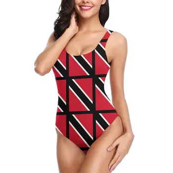 Moterų 2021 Egzotinių Bikini Trinidadas Vėliavos Mini Sijonas, Suknelė Moterų maudymosi kostiumėlį Vienas Gabalas Bikini R333 Moterų maudymosi kostiumas SwimSuit - 