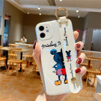 Naujas 2021 Disney Mickey Minnie iPhone 7/8 plius xr xs max 11/12pro max 12mini kawayi pora mielas telefono dėklas - 