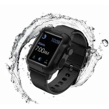 Atsparus vandeniui Atveju Diržu, Apple Watch Band Serijos 6 5 4 3 SE iWatch 42MM 40MM 44MM Plaukimo Banglente Silikoninė Apyrankė +Rėmelį - 