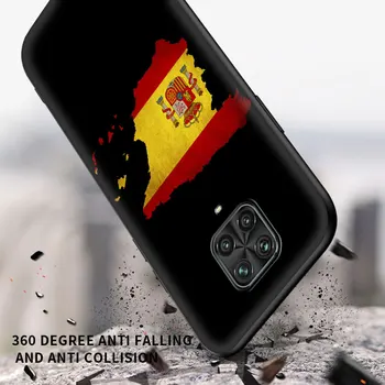 Ispanijos Vėliava, Minkštas Coque Už Xiaomi Redmi Pastaba 9S 9 8 8T 9C 9A Mi Poco M3 X3 NFC 9T 10T Pro 5G Silikoninis Telefono dėklas Atgal Shell - 