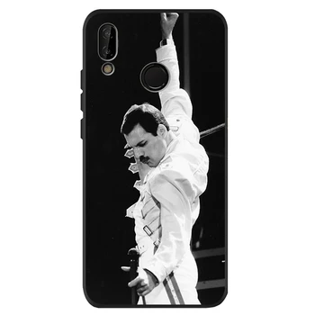 Karalienė Freddie Mercury Minkšto Silikono black Telefoną Atveju 