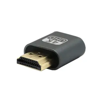 HDMI monitoriaus Emuliatorius Virtualus Ekranas Adapteris 4K Rezoliucijos Manekeno Plug Begalvis Dvasios 1.4 DDC EDID Universalus KOMPIUTERIO, 
