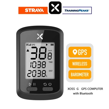 XOSS G GPS Spidometras Nuoma Kompiuterio Belaidžio Vandeniui Kelių Dviračių MTB Dviračio Odometras Bluetooth Sync Strava APP - 