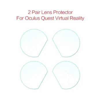2 Poros Objektyvas HD Protector Aišku, Filmas VR Oculus Quest/S Rift Virtualios Realybės Akinių Anti-įbrėžimams atsparus Vandeniui - 