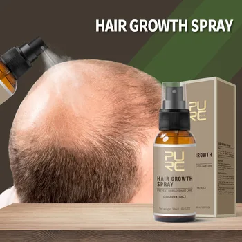 PURC 30ml Plaukų lakas, Plaukų Augimo Produktai Plaukų Augimą, Eteriniai Aliejai, Stabdžių Plaukų Slinkimas, Imbieras Plaukų Augimą Remonto Vyrams - 