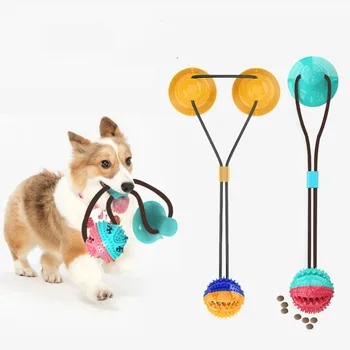 Šunų Kramtyti Siurbtukas Vilkikas Interaktyvus Žaislas Augintiniui Chewers Virvę Įspūdį Dantų Šepetėlį Molinis Bite Squeaky Žaislų, Kamuolys Dantys - 