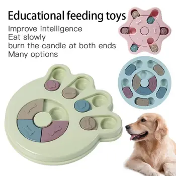 Šuo Dėlionės, Žaislų, Padidinti IQ Interaktyvus Šuns Žaislas Lėtai Paduoti Šerti Naminių gyvūnų, Šunų Mokymo, Žaidimai Finansuojančiojo šunelis Priedai - 