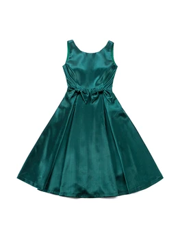 Le Palais Derliaus 2021 M. Vasarą Naujas Originalus Elegantiškas Smaragdas Satins Maxi Suknelės Moterims Rankovių Rinkti Juosmens Šalis Suknelė - 