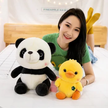 2021 Naujų Animacinių Filmų Gyvūnų Serijos Pliušiniai Žaislai Įdaryti Panda Dramblys Dinozaurų Pliušinis Lėlės Pliušinis Žaislas Vaikams, Dovana - 