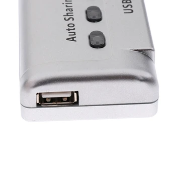 FJGEAR 4 Port USB Bendrinimo Jungiklis Adapteris Box USB 2.0 Auto Spausdintuvo Switcher HUB Selektorių Spausdintuvo Kompiuteris - 