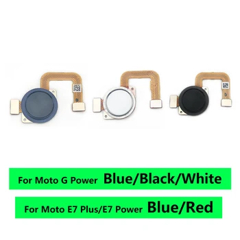 Pirštų Atspaudų Jutiklis Namo Grįžti Mygtukas Meniu Mygtukas Flex Kabelis Motorola Moto G9 Žaisti Vienas Hyper G E7 Power Plus Home Mygtuką - 