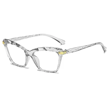 2021 Aikštėje Akinių Rėmeliai Moterų prekės Seksualus, cat eye akiniai, Akinių rėmelis Optinė Kompiuterio Akinių Rėmas Stabdžių Mėlyna Šviesa - 