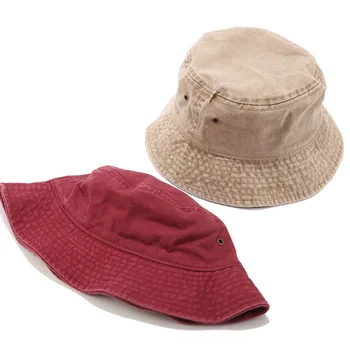 Naujas Jean Kietas Kibiro Kepurę Dviejų Šoninių Dėvėti Unisex Bob Kepurės Hip-Hop Gorros Vyrai Moterys Vasarą Panama Kepurė Beach Sun Žvejybos Boonie Hat - 