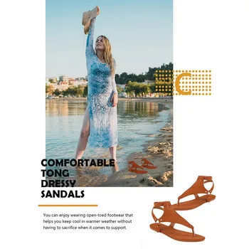 Moterų Sandalai Vasarą Lauko Paplūdimio Flip-flop Sandalai Kietas Mados Gladiatorių Sandalai Butai Atsitiktinis Ponios Batai Dropshipping - 