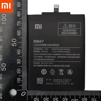 Originalus XiaoMi Bateriją Už Xiaomi Redmi Pastaba 2 3 3 3 VNT., 4 4X 4A 5 5A 6 6A 7 Pro Plus Mi6 Mi4c Mi5 Mi 5X 5S Baterijos - 