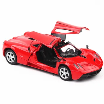 Lydinio Pagani Zonda Automobilių Masto 1/32 Diecast Automobilio Modelį Traukti Atgal, Šviesos, Garso Vaikams Gimtadienio Dovana - 