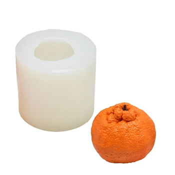 Apelsinų Vaisiai Žvakė Silikono Formos Vaisių Formos Putėsius Kepimo Formų skirti žvakė mak - 