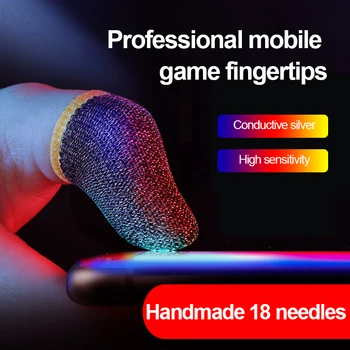 Mobilųjį Žaidimą Piršto Pirštinės Mobiliojo Piršto Mova TouchScreen Žaidimų Valdiklis Sweatproof Pirštinės Telefono Žaidimų Pubg - 