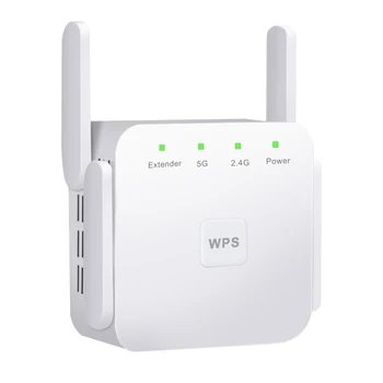 5 Ghz WiFi Kartotuvas Belaidžio Wifi Extender 1200Mbps Wi-Fi Stiprintuvas 802.11 N Ilgo Nuotolio Wi fi Signalas, Booster 2.4 G Wifi Repiter - 