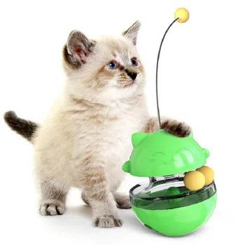 Masažuoklis Katė Gydyti Žaislas IQ Interaktyvus Pet Drebulys Nuotėkio Maisto Stick Žaislas Kamuolys Katėms Žaisti Mokymo Kamuolius Prekes - 