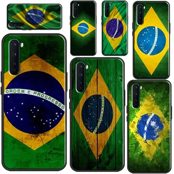 Brazilijos Vėliava Telefono Dangtelis KOLEGA Realme 8 Pro C3 C21 GT 6 7 Pro Atveju OnePlus 9 Pro 8 8T 7T Nord - 