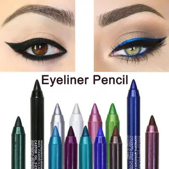 Perlamutro Šilkaverpių Eyeshadow Pen 14 Spalvų Vandeniui ilgalaikį Perliniu Blizgesio Akių šešėliai Stick Pen Kosmetikos Profesinės - 
