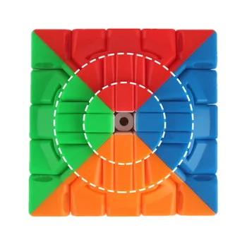 YuXin Juoda Kirin 5x5 Magic Cube 5x5x5 Greitis Kubo 5Layers Stickerless SpeedCube Dėlionės, Žaislų, Cuberspeed Vaikams, Vaikams, Dovana - 