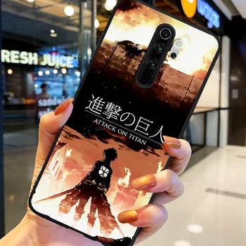 Anime, Japonų atakos Titan už Xiaomi Mi 9T Redmi Pastaba 5 6 7 8 8T 9 9S K20 K30 9T Pro telefonas padengti funda minkšto silikono - 