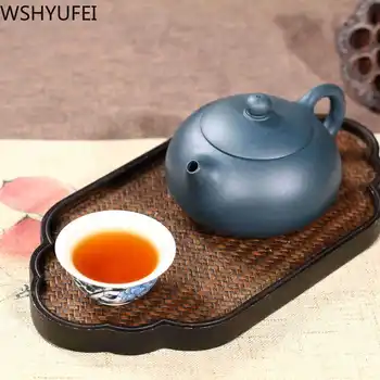 Raudonos smėlio rankų darbo raudonos arbatinukas butas Xi Shi puodą 250 ml arbatos rinkinys, šiuolaikinių paprastas dailės lietaus, smėlio Arbatos rinkinys purpurinė smėlio arbatos rinkinys - 