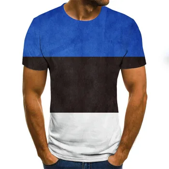 2021 karšto pardavimo vyriški Naujas Vasaros marškinėliai Su apvalia Kaklo trumpomis Rankovėmis 3D Atspausdintas Top aukštos kokybės - 