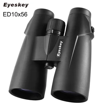 ED 10x56 Eyeskey Galinga Priartinimo Žiūronai Vandeniui Kempingas Medžioklės Žiūronų Teleskopas Bak4 Prizmė, Optikos Kaklo Dirželis - 