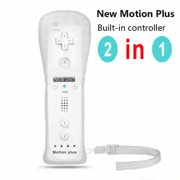 2 In1 Built-in Motion Plus Belaidžiai Gamepad Nuotolinio Valdiklio Nin Linkę Wii U Nuotolinio Controle Kreiptuką Joypad Wii /wii U - 