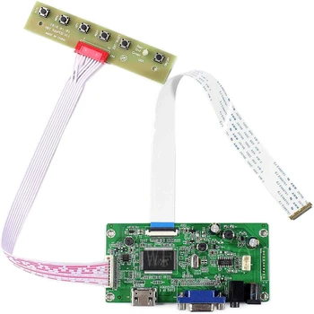 Naujas EDP Kontrolės Valdyba Stebėti Rinkinys B156XTK01.0 HDMI+VGA+Garso LCD LED ekrano Valdiklio plokštės Tvarkyklės - 