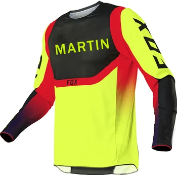 Motokroso raudona marškinėliai mtb kalnų dviračių džersis FXR kalnų dviračių dh maillot ciclismo hombre jersey greitai-džiovinimo Martin Fox - 