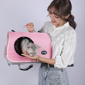 Katė Maišeliai Kvėpuojantis Nešiojamų Pet Vežėjų Mažų Šunų Kačių Kuprinė Kosmoso Kapsulė Narve Kačiukas Kelionės Krepšys Pet Transportavimo Krepšys - 