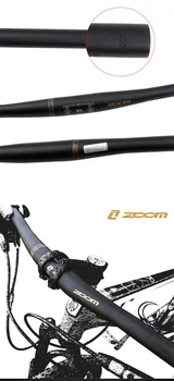 ZOOM Kalnų dviratį, Aliuminio lydinio rankenos butas/kilimas 31.8 * 720/780mm lydinio dviračio rankenos MTB dviračių dalys, juoda - 