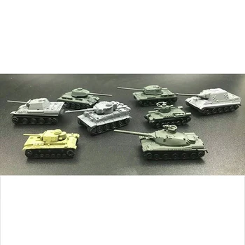 1:144 4D Bakas Modelis Ginkluotųjų Pajėgų Sunkusis Tankas Žaislas 