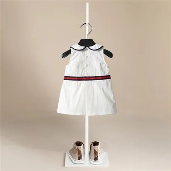 Naujausias Boutique Vasaros Suknelė Baby Girl Drabužiai 1-5 T Princesė Kostiumas Kūdikiams, Mergaitėms Prekės Rankovių Kūdikio Gimtadienio Suknelė - 